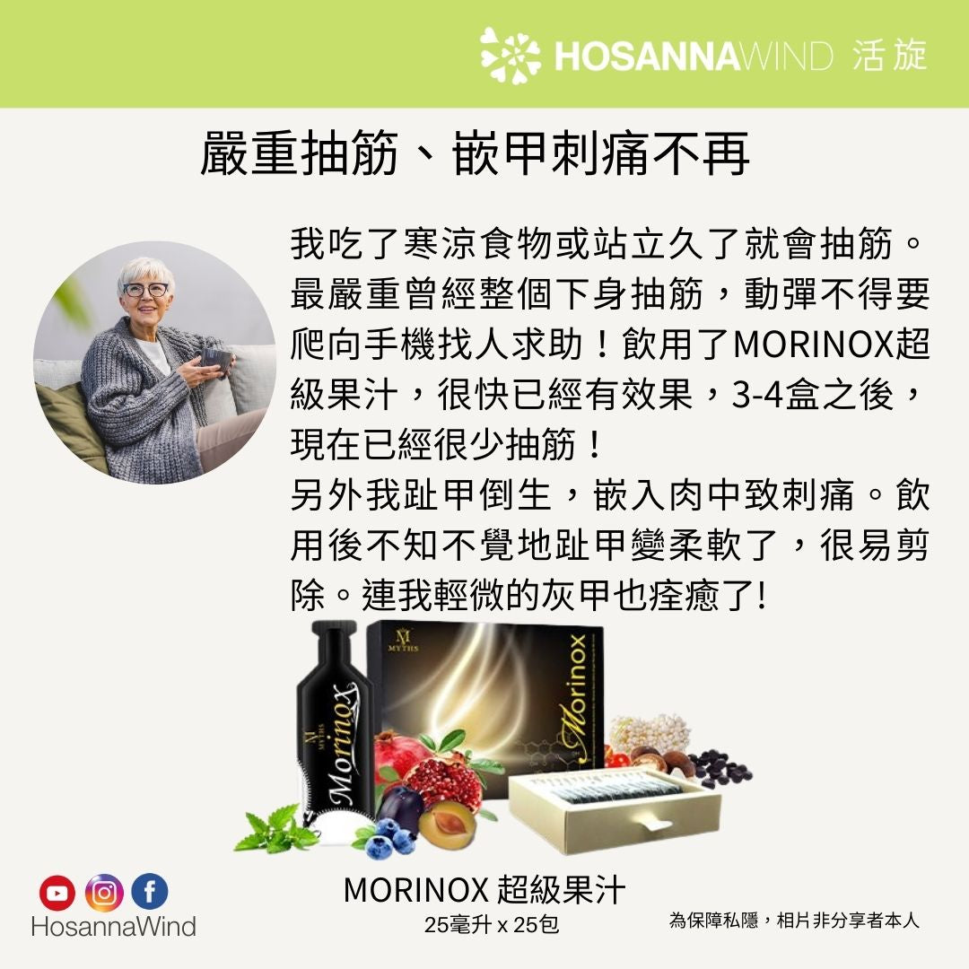 MORINOX 超級果汁 - ﻿﻿兩項成份專利：﻿沙棘，72種深海礦物質