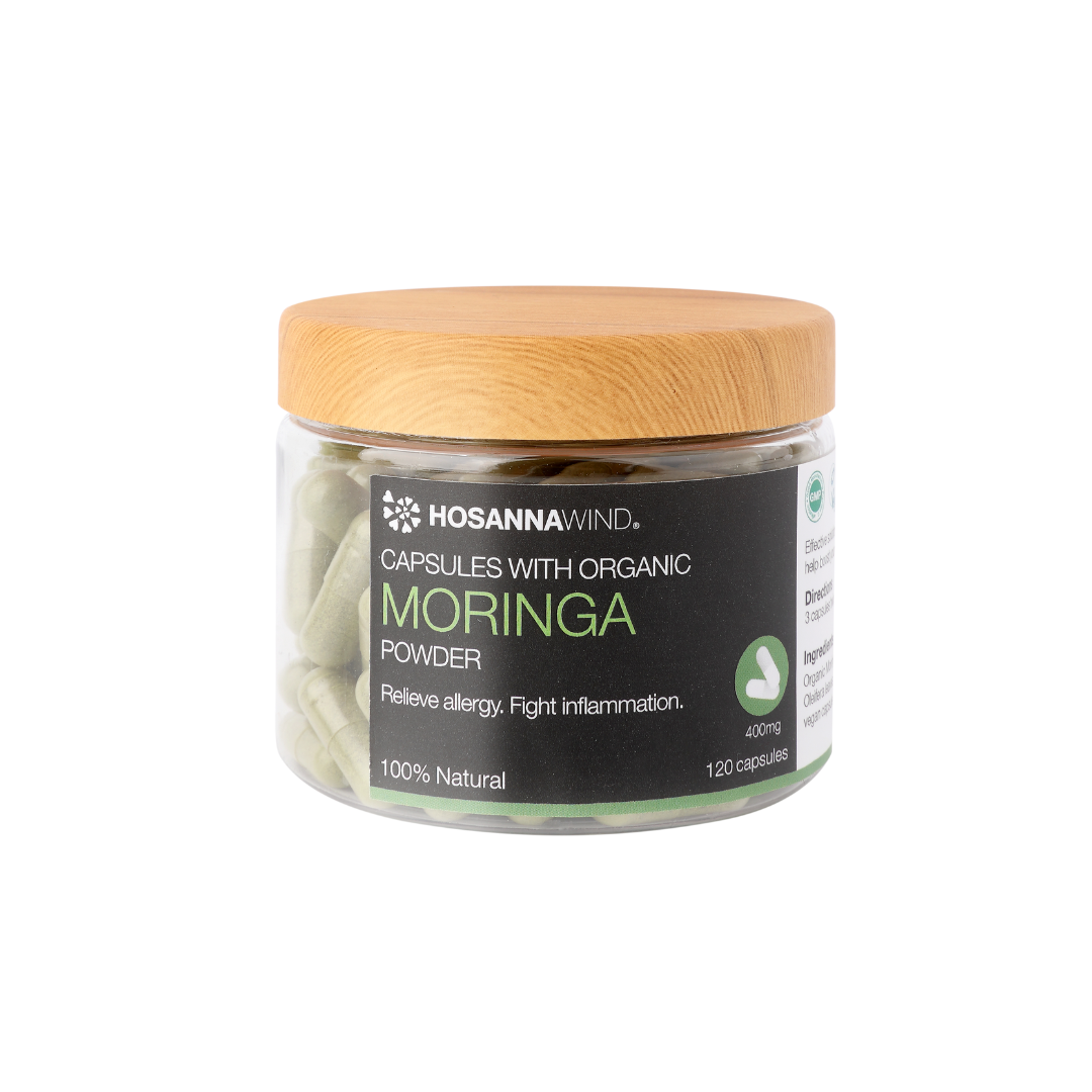 HOSANNAWIND MORINGA CAPSULES (WITH ORGANIC MORINGA LEAF POWDER)