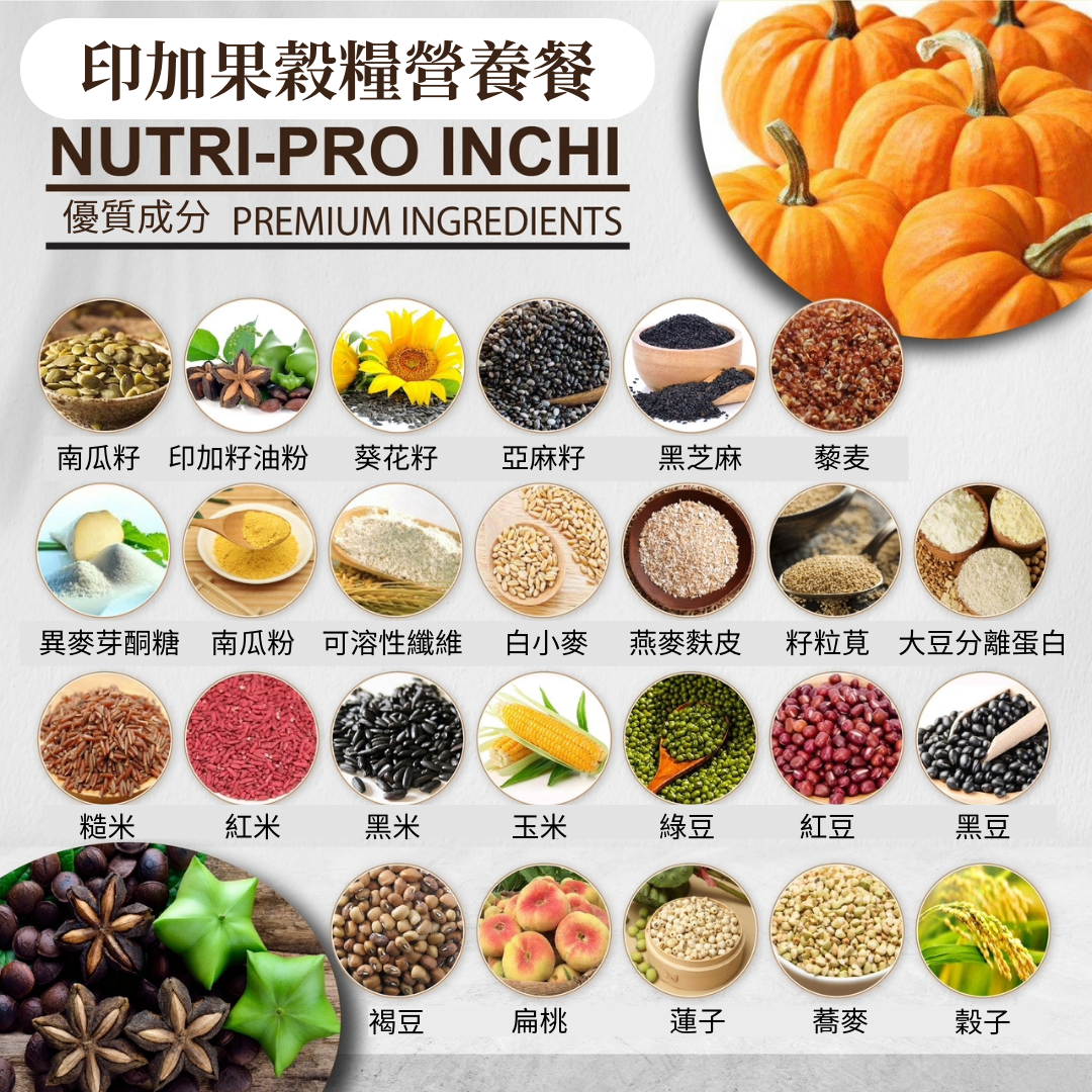 NUTRI-PRO 印加果穀糧營養代餐 （南瓜味）